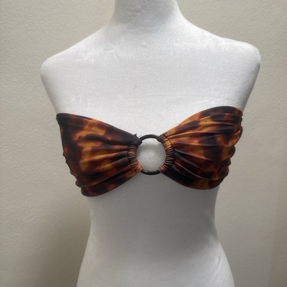Pretty Little Thing Tortoise Bikini Top - Picture 1 of 7